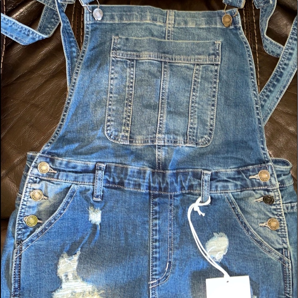 Women’s Kancan Overalls Medium NWT